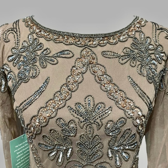 Prelude Pretty Beaded Dress – Size 4 - NWT - Picture 2 of 6